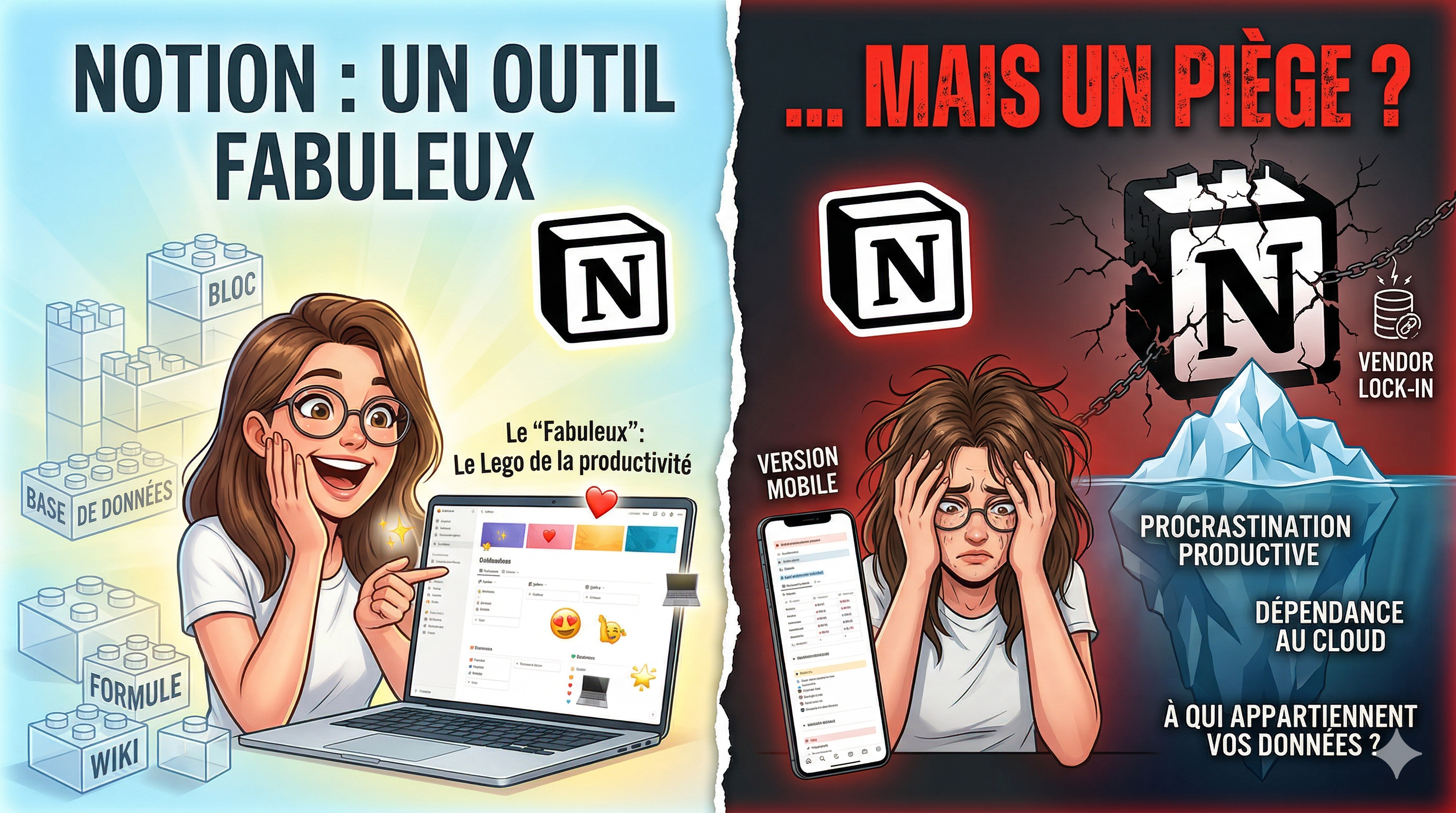 Notion - Un outil fabuleux, MAIS ...
