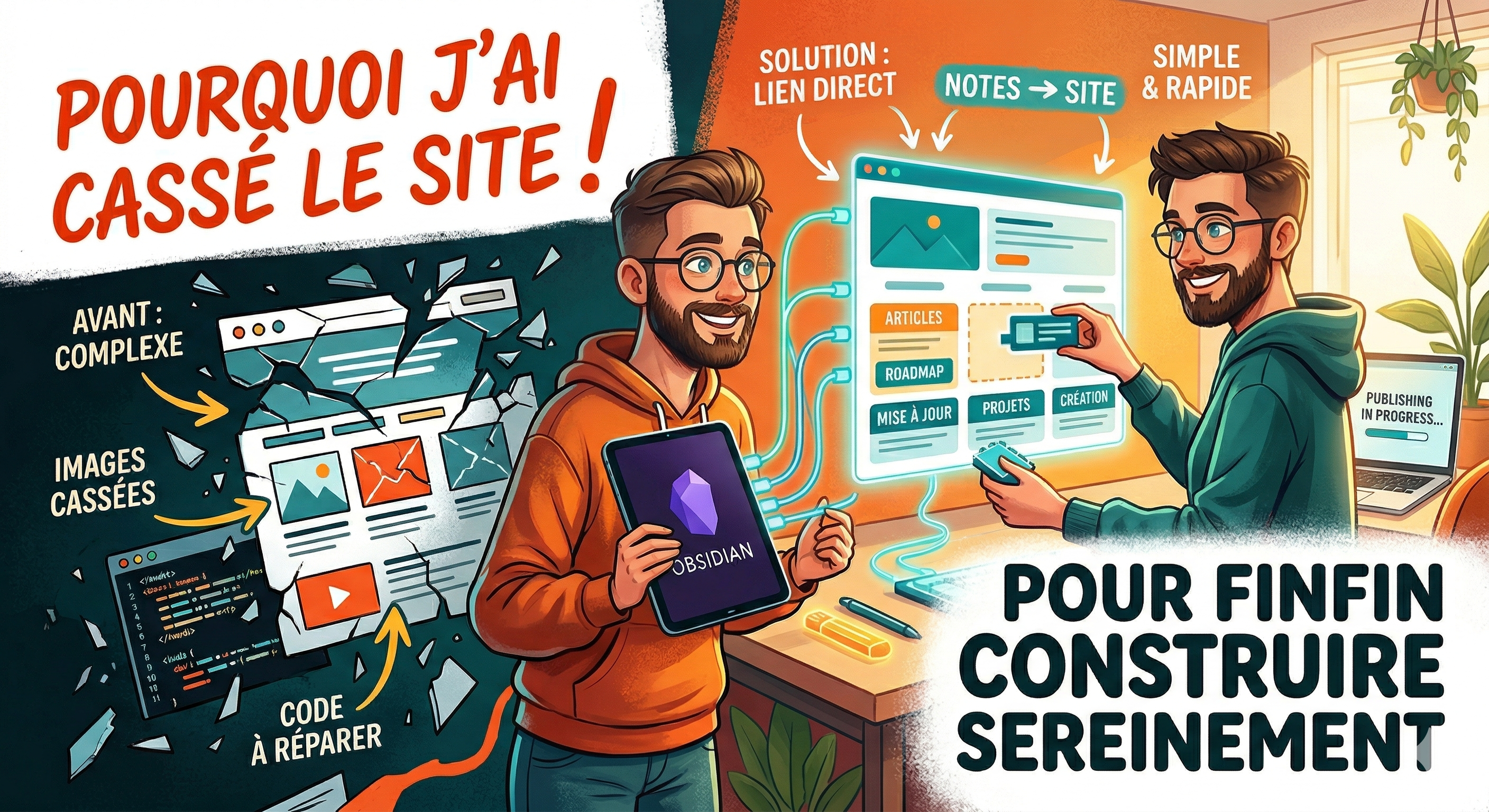 Pourquoi j’ai décidé de casser le site (pour enfin construire sereinement)