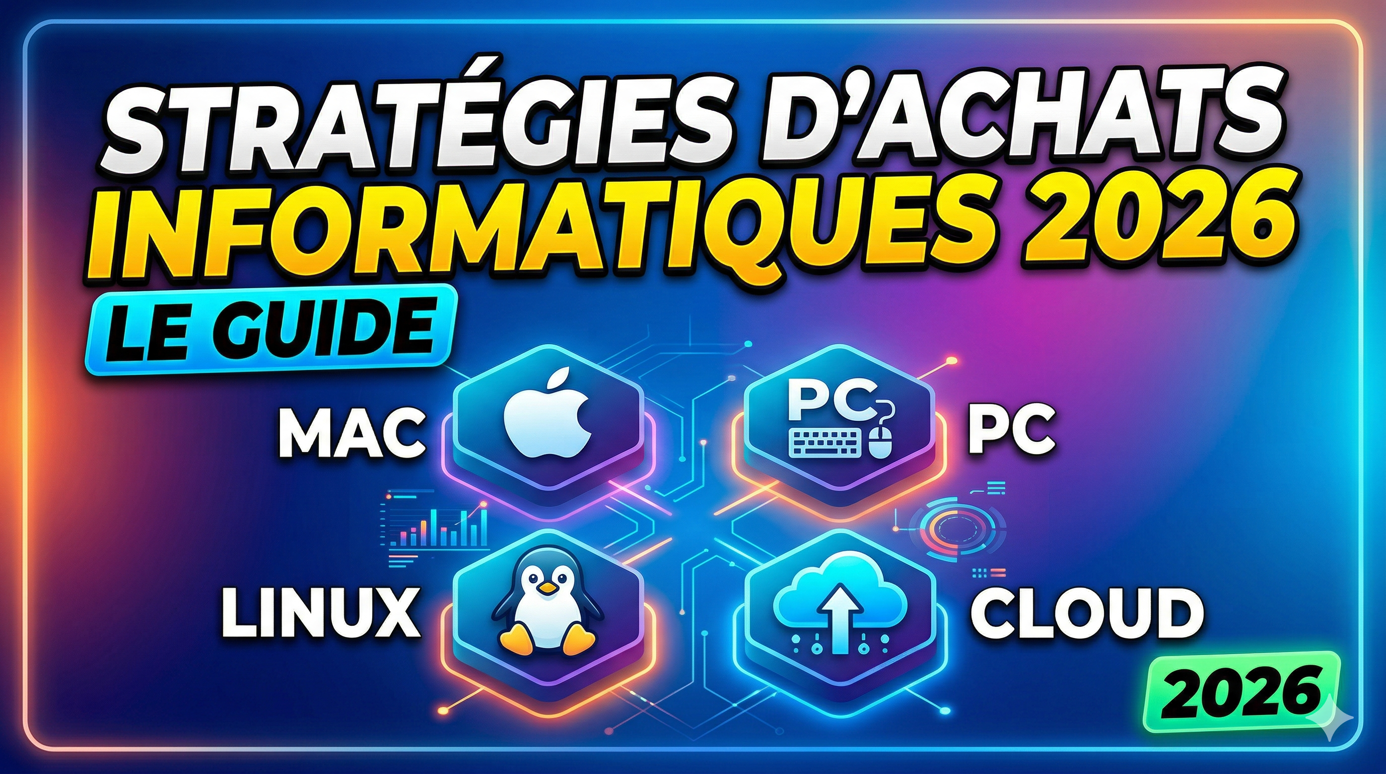 Stratégies d'achats Informatiques 2026 - Le guide ( Mac, Pc, Linux et Cloud )
